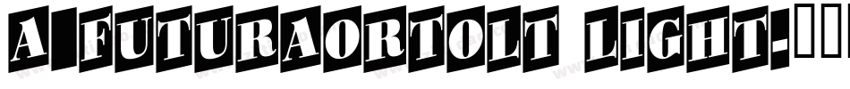 a_FuturaOrtoLt Light字体转换